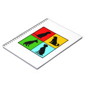 犬のスタイル ノートブック (左側)