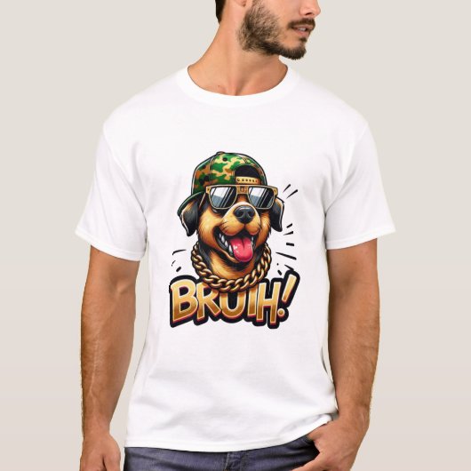 犬のスタイルTシャツ Tシャツ (正面)