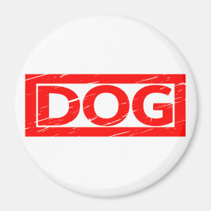 犬のスタンプ マグネット