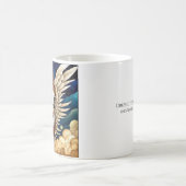 犬のスチームパンク翼 コーヒーマグカップ (中央)