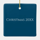 犬のスチームパンク翼 セラミックオーナメント (裏面)