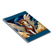 犬のスチームパンク翼 ノートブック (右側)