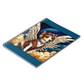 犬のスチームパンク翼 ノートブック (左側)