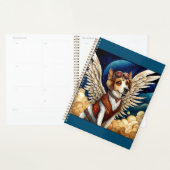 犬のスチームパンク翼 プランナー手帳 (ディスプレー)