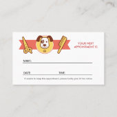 犬のスパサロン-アポイントメントカード 予約カード (裏面)