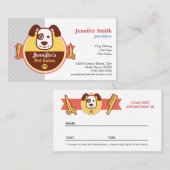 犬のスパサロン-アポイントメントカード 予約カード (正面/裏面)