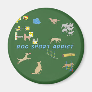 犬のスポーツの常習者 マグネット