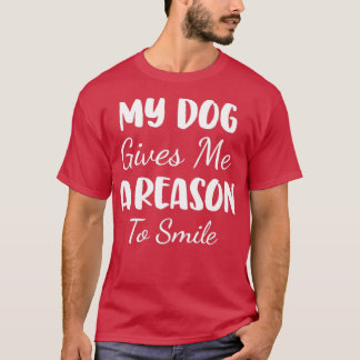 犬のスマイル犬 Tシャツ
