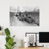 犬のスレッド配信： 1900 ポスター (ホームオフィス)