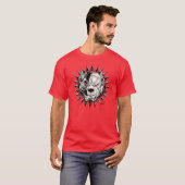 犬のスーパーヒーローの宇宙歩行T-5…!!! Tシャツ (正面フル)