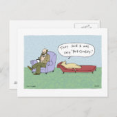 犬のセラピー漫画 |犬のユーモアを表示 ポストカード (正面/裏面)