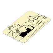 犬のセラピー マグネット (左側)