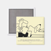 犬のセラピー マグネット (正面/裏面)