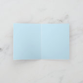 犬のタグでカスタマイズ可能な写真 カード (内部)