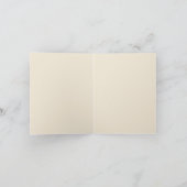 犬のタグでカスタマイズ可能な写真 カード (内部)