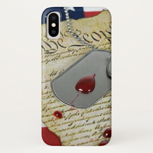 犬のタグ Case-Mate iPhoneケース (裏面)