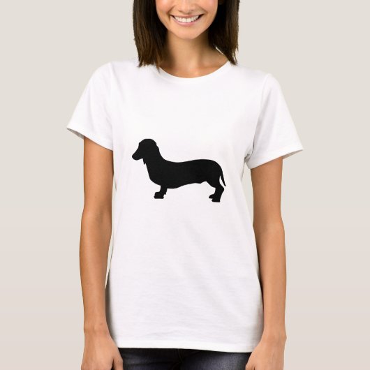 犬のダックスフント Tシャツ (正面)