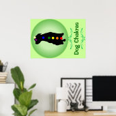 犬のチャクラポスター ポスター (ホームオフィス)