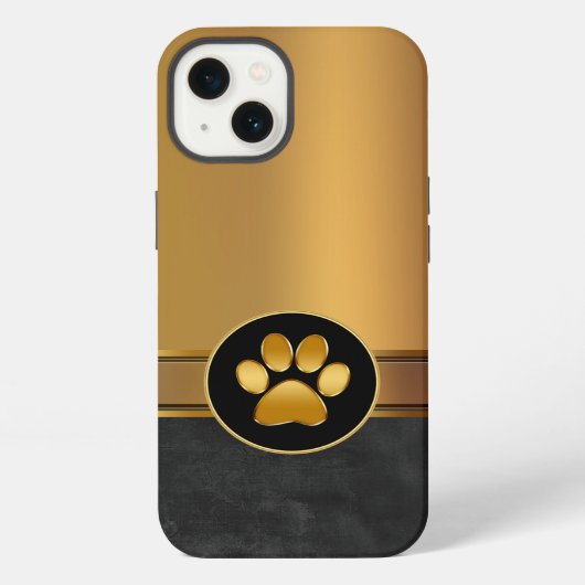 犬のテーマポープリント iPhoneケース (裏面)