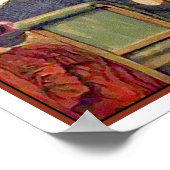 犬のディナーパーティー – アーティスト不明 ポスター (角)