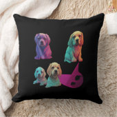 犬のデザインのためのベビーと子供の枕 クッション (ブランケット)