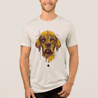 犬のデザイン トライブレンドTシャツ