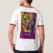 犬のデザイン Tシャツ (裏面)