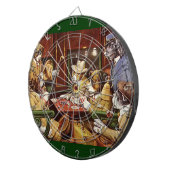 犬のトランプダーツ盤 ダーツボード (正面右)