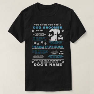 犬のトリマーのためのおもしろいなノベルティのギフト Tシャツ