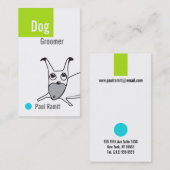犬のトリマーの名刺 名刺 (正面/裏面)