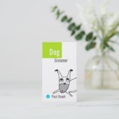 犬のトリマーの名刺 名刺 (スタンド正面)