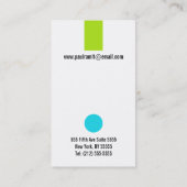 犬のトリマーの名刺 名刺 (裏面)