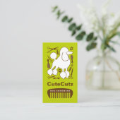 犬のトリマーの名刺 名刺 (スタンド正面)