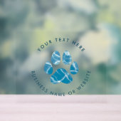 犬のトリマーウォッシュウォーターポーズプリントプロモーション アクリルサイン (ニュートラル)