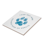 犬のトリマーウォッシュウォーターポーズプリントプロモーション タイル (側面)