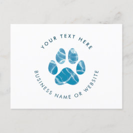 犬のトリマーウォッシュウォーターポーズプリントプロモーション ポストカード