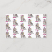 犬のトリマーサロンヨークシャーテリアヨークシャーテリア 名刺 (裏面)