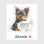 犬のトリマーサービス可愛い子犬ペット シール (シート)