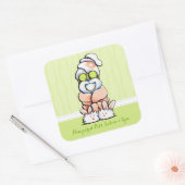 犬のトリマースパシーズー(犬)トゥーキュウリマーケティング スクエアシール (封筒)