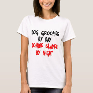 犬のトリマーゾンビズレイヤー Tシャツ