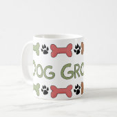 犬のトリマーティーとギフト コーヒーマグカップ (正面左)