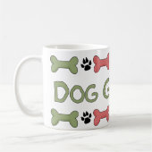 犬のトリマーティーとギフト コーヒーマグカップ (左)