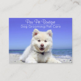 犬のトリマーペットケアパピーウォーカー 名刺