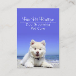 犬のトリマーペットケアパピーウォーカー 名刺