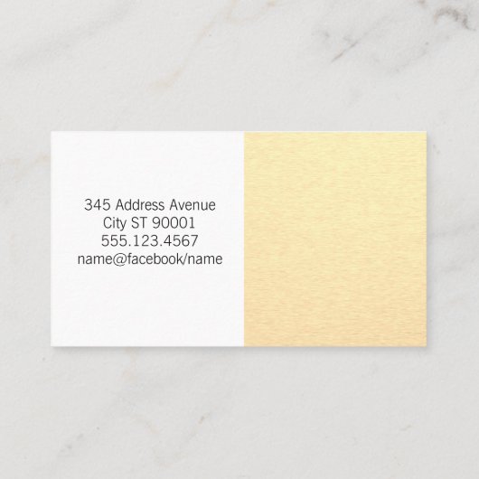 犬のトリマーロゴ 予約カード (裏面)