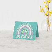 犬のトリマー引用文：種がグリーティングされる場所 カード (黄色い花)