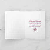 犬のトリマー獣医クリスマススクーターガールモバイルペット シーズンカード (内部)