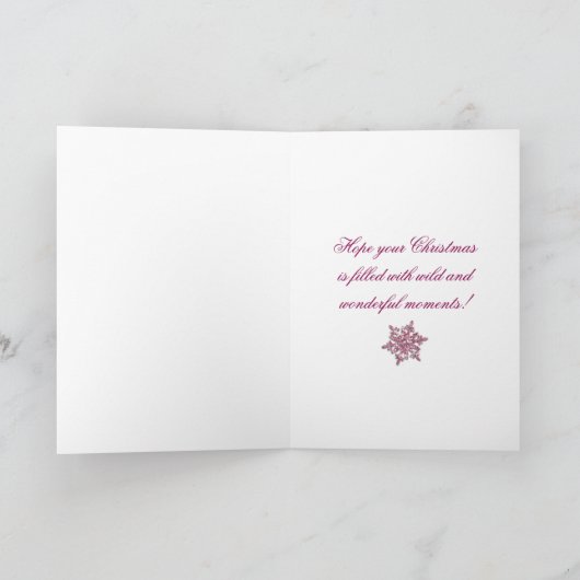 犬のトリマー獣医クリスマススクーターガールモバイルペット シーズンカード (内部)