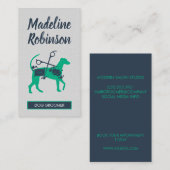 犬のトリマー |スタイリスト 予約カード (正面/裏面)