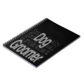 犬のトリマー ノートブック (左側)